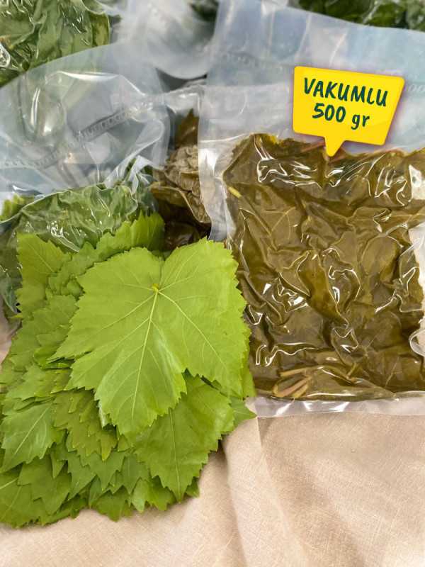 Vakumlu Taze Asma Yaprak 500 gr.