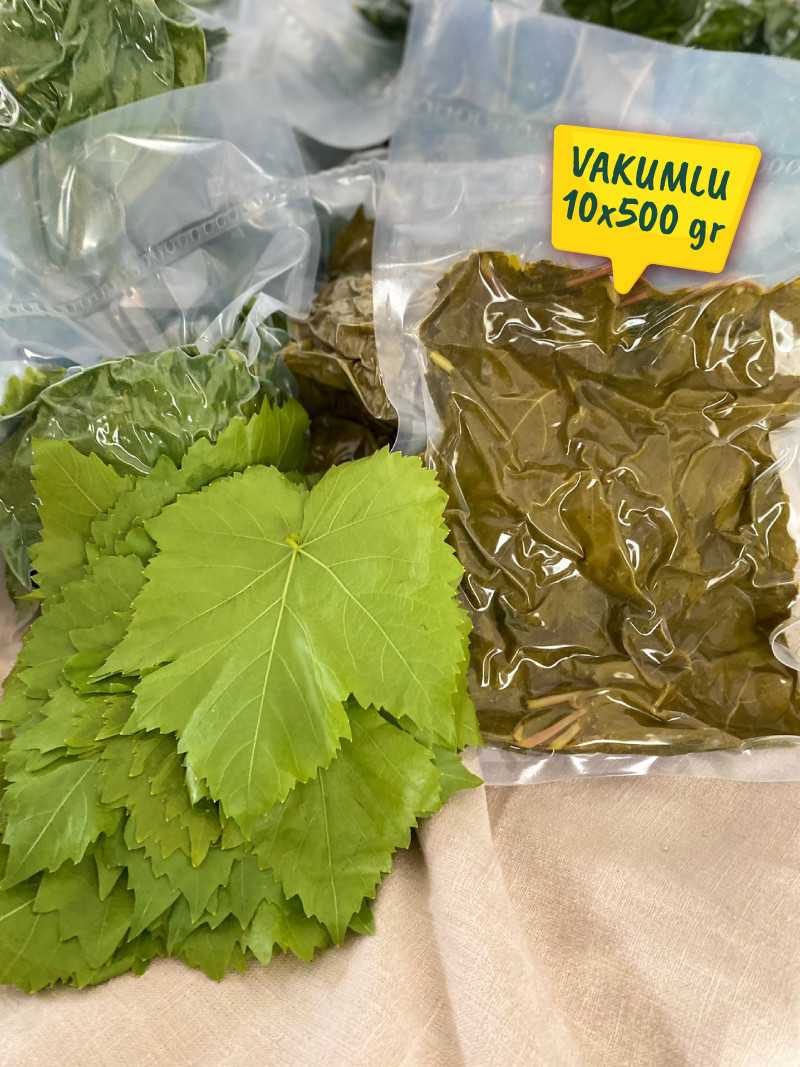 Vakumlu Taze Asma Yaprak 10x500gr